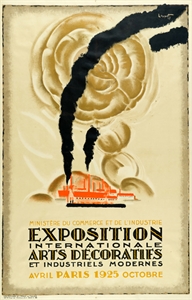 Charles Loupot, Poster for the Paris World Fair of Applied Art in 1925, Lithograph, Stiftung Hamburger Kunstsammlungen