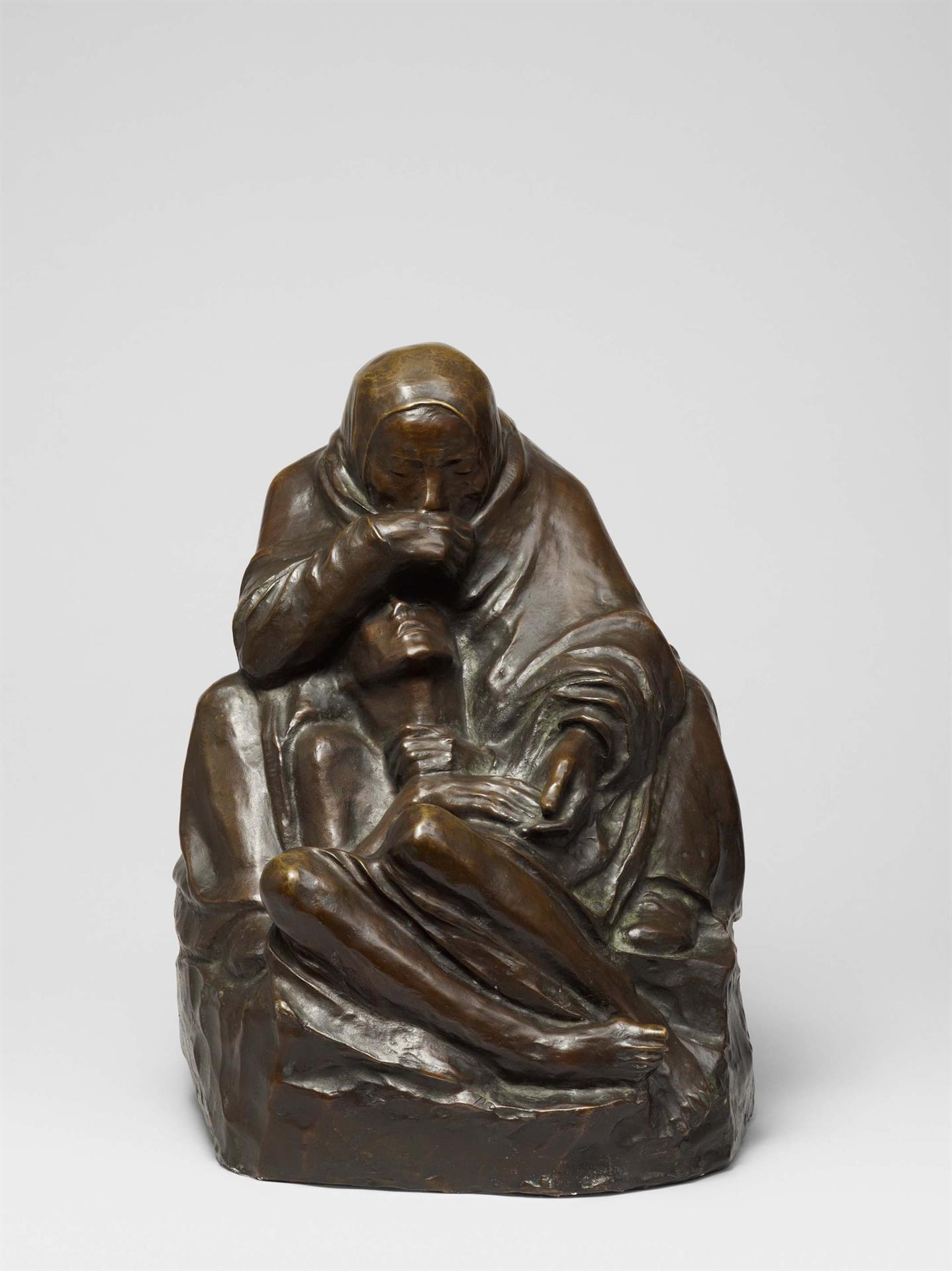 Käthe Kollwitz, Pietà (Mutter mit totem Sohn), 1937-39, Bronze, Seeler 37 II.B.1.
