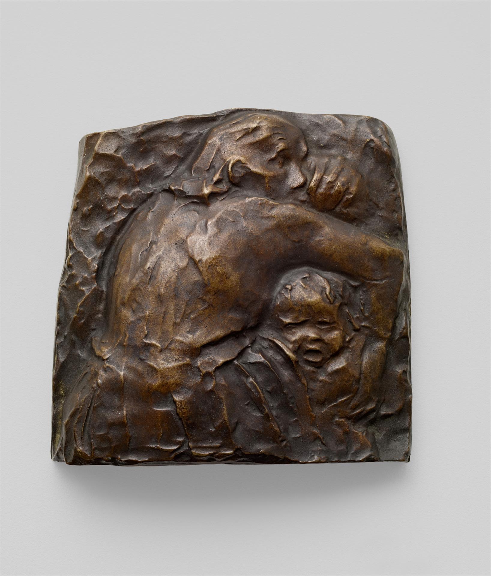 Käthe Kollwitz, Mother protecting her Child I, 1941, bronze, Seeler 41 I.B.1., Cologne Kollwitz Collection © Käthe Kollwitz Museum Köln