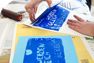 Herbstferien-Workshop Mein Plakat