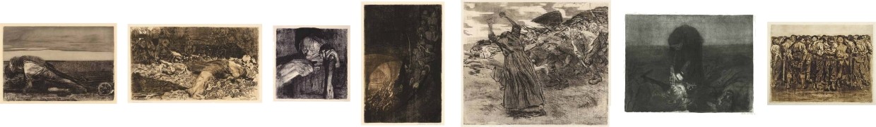 Käthe Kollwitz, Zyklus »Bauernkrieg«, 1901–1908, Kollwitz Museum Köln 