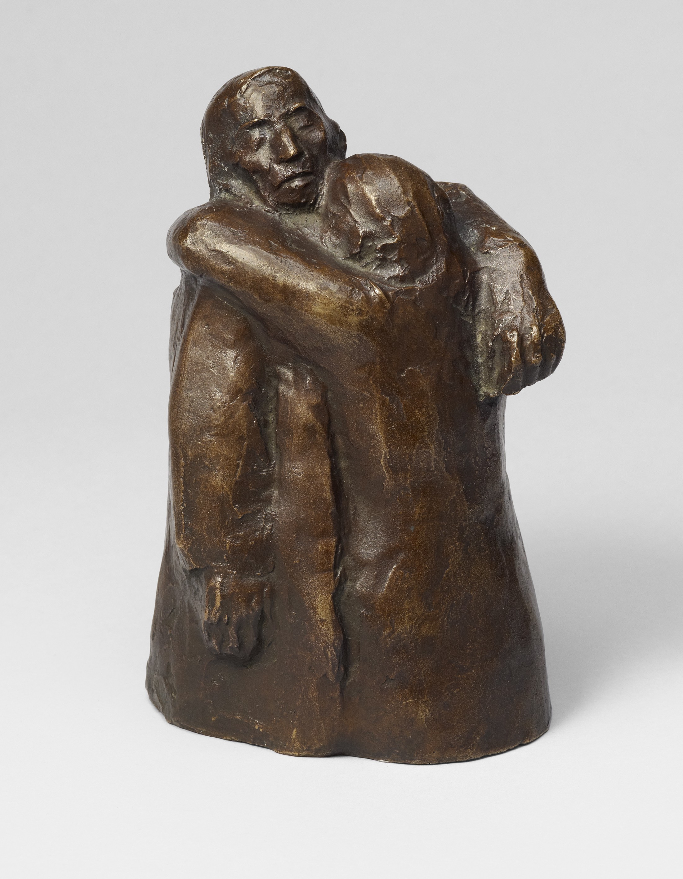 Käthe Kollwitz, Abschied, Modell 1940/41, Guss wohl 1955, Bronze, 174 x 107 x 103,5 mm, Seeler 39 I.B.1, Kollwitz Museum Köln, Inv. Nr. 70100/86010 © Kollwitz Museum Köln, Foto: Goldberg/Fuis.  