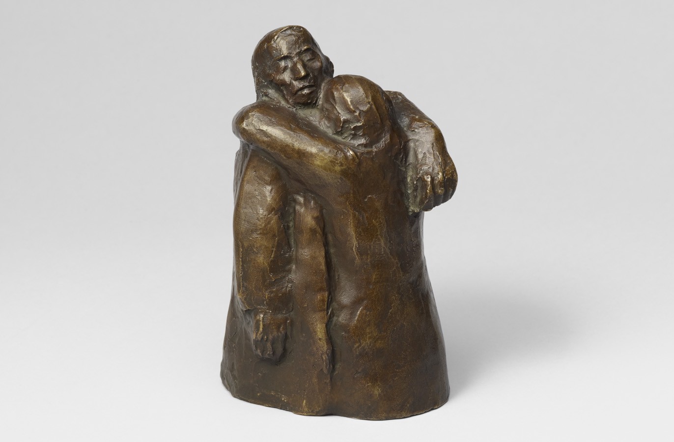 Käthe Kollwitz, Farewell, model 1940/41, bronze, cast probably in 1955, 174 × 107 × 103.5 mm, Seeler 39, Kollwitz Museum Köln, Inv. No. 70100/86010 © Kollwitz Museum Köln, ph. Goldberg/Fuis.