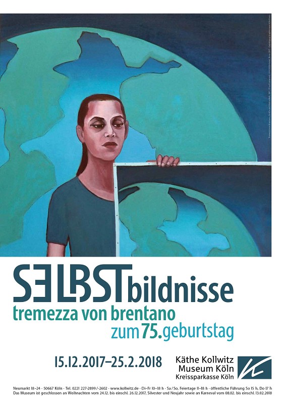 Poster: Self-portraits. Tremezza von Brentano. Marking Her 75th Birthday, 15.12.2017 — 25.2.2018
