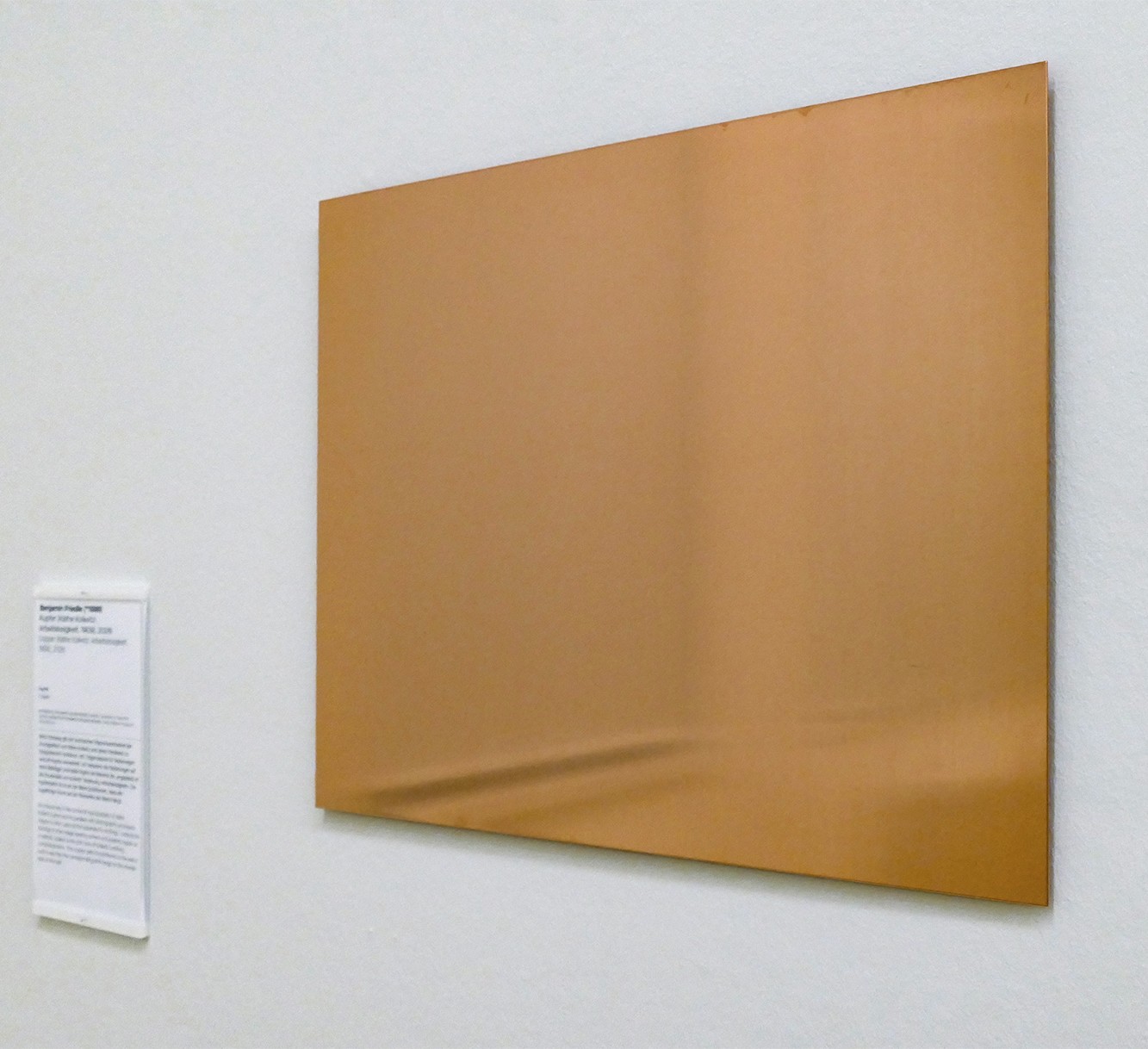 The image shows a copper plate of the same dimensions as the etching plate used for Käthe Kollwitz’s 1909 work ‘Unemployment’ 
