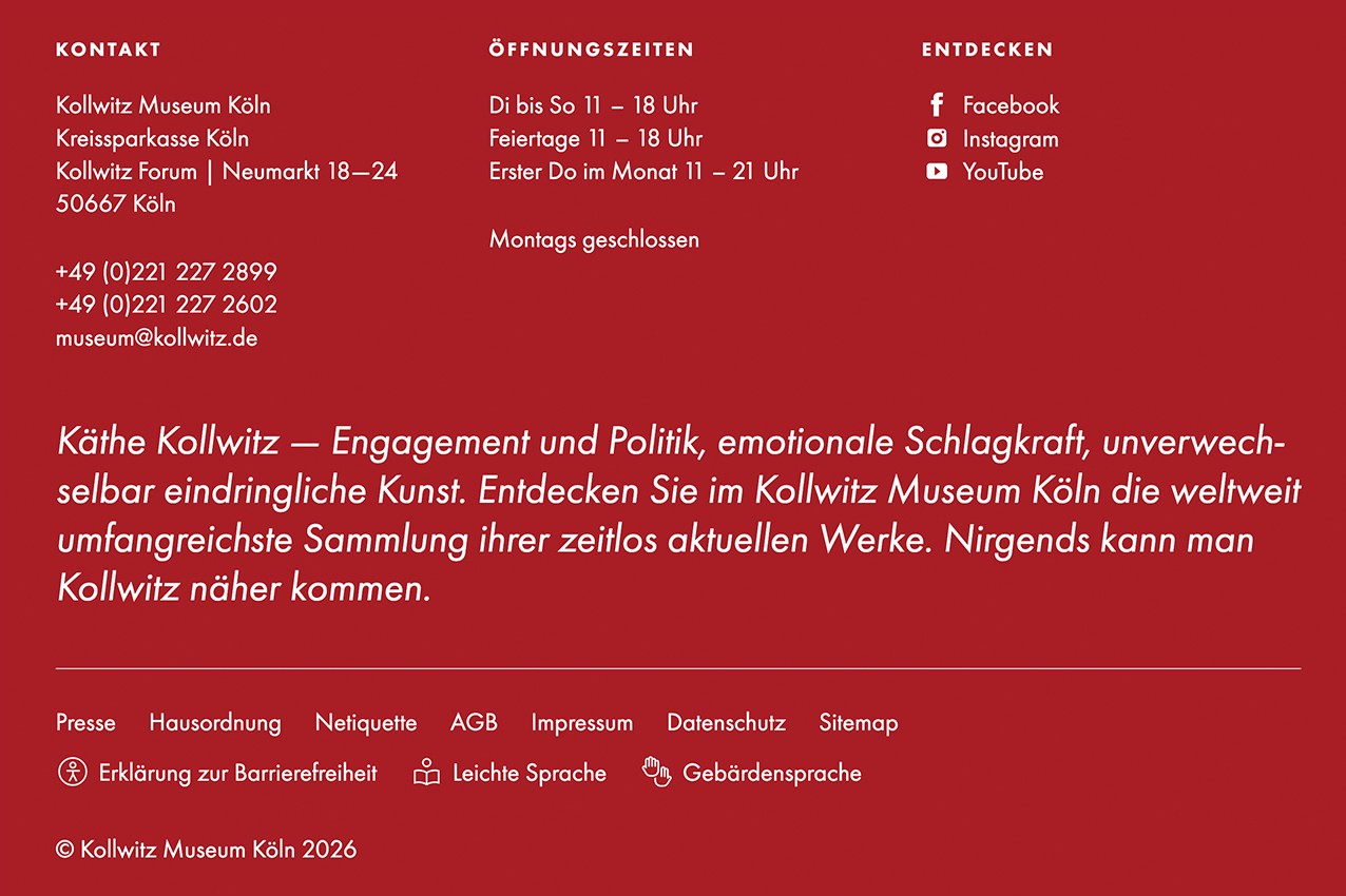 Das Bild zeigt den Seiten-Fuss von der Internet-Seite